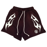 Hellstar Flame Shorts “Brown”