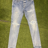 Amiri MX1 Denim Jeans “Paisley Blue”