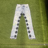 LostShdws Distressed Jeans “Blue/Black”