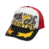 Kapital Hat “Black/Yellow/White/Red”