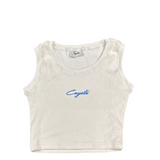 Coyote Tank Top “White/Blue”