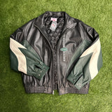 Supreme x Marine Rose Leather Jacket “Black, Green & White”