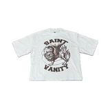 Saint Vanity Tee “White/Brown”