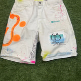 Euro Dos Graffiti Shorts “White”