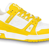 Lv Trainer Sneaker "White/Yellow"