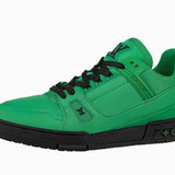 LV Trainer Sneaker “Green/Black”