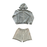 Saint Vanity Distressed Zip Up Set