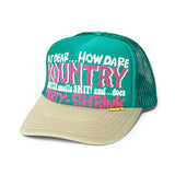 Kapital Hat "Teal/Pink/Beige"