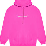 Balenciaga Oversized Logo Hoodie “Pink”