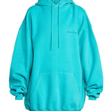 Balenciaga Oversized BB Hoodie “Turquoise”