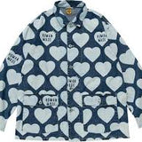 Human Made Heart Denim Jacket “Blue/White”