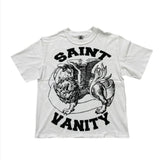 Saint Vanity Tee “White/Black”