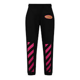 Off-White Diagonal Logo Sweatpants “Black/Pink”