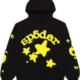 Sp5der Hoodie “Black/ Yellow”