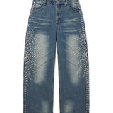 Vale Forever Rhinestone Pants “Light Wash”