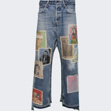 Better With Age Patchwork Denim Jeans