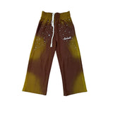 Abominable Rhinestone Sweats “Brown”