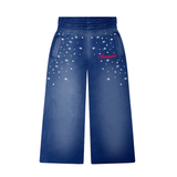 Abominable Rhinestone Sweats “Navy”