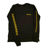 Chrome Hearts Long Sleeve T-shirt (Black & Yellow)