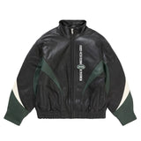 Supreme x Marine Rose Leather Jacket “Black, Green & White”