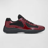 Prada America Cup Sneakers “Burgundy”