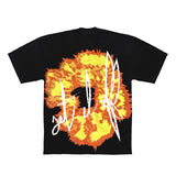 Denim Tears Set It Off #1 T-shirt “Black/Orange”