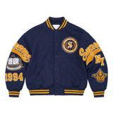 Supreme Veritas Varsity Jacket “NY Blue & Yellow”